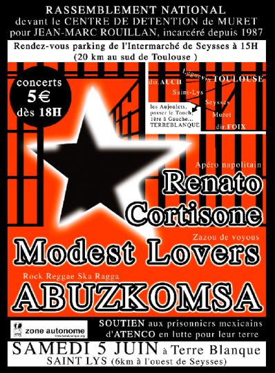 Une manif pour la libération immédiate de Jean-Marc Rouillan