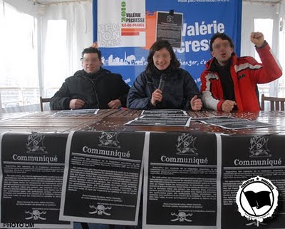 Des pirates anars à l'abordage de la péniche de Valérie Pécresse