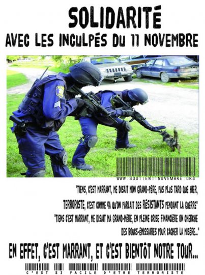 Une lettre ouverte des parents des "inculpés du 11 novembre"