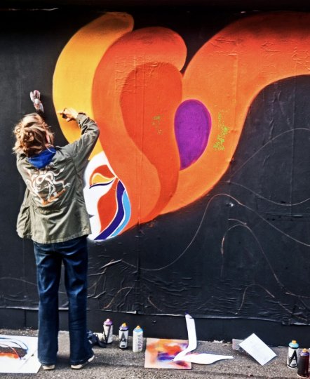 Interview de la street artiste et peintre Waterflocolors 