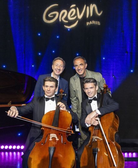 Le violoncelliste Gautier Capuçon est entré au Musée Grévin, il rejoint son frère Renaud Capuçon, violoniste.