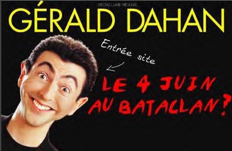 Gérald DAHAN au Bataclan : Grand artiste, petit spectacle