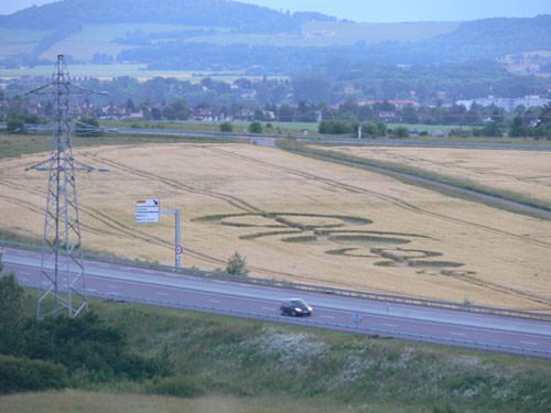X-Files Vs crop circle Marly (près de Metz), le réel au-delà de la fiction !