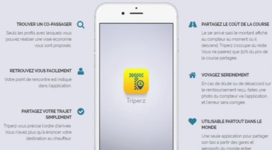 Triperz la première application de partage de taxi au départ des gares et aéroports