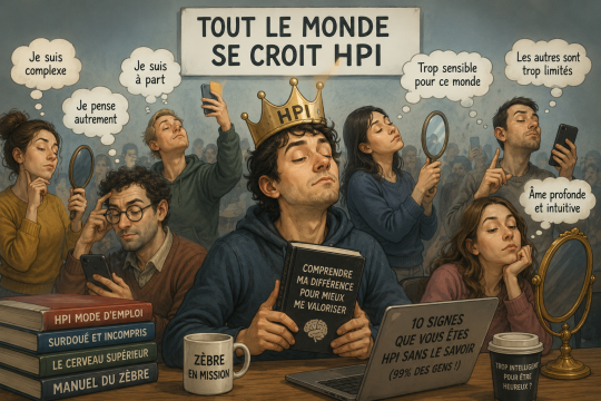 Pourquoi tout le monde se croit HPI aujourd'hui : autodiagnostic, narcissisme et grande confusion psychologique