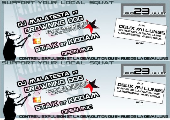 Du Hip-Hop anar contre les expulsions