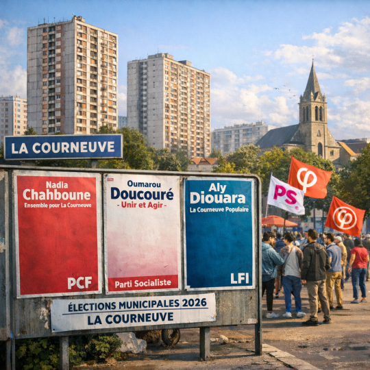 Municipales 2026 à La Courneuve, bataille ouverte dans l'ancien bastion communiste de Seine-Saint-Denis